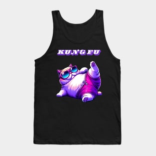 Kung fu cat Tank Top